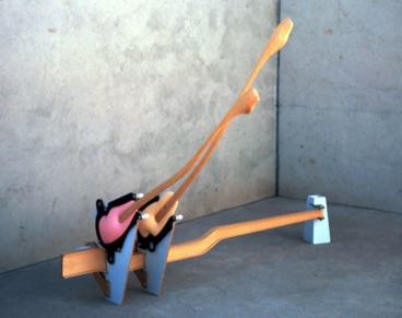 I-Beam Assembly
Pine, Hardboard, Plywood, Plastic, Hardware, Acrylic Paint, Lacquer
96"L. x 60"W. x 66"H.
1979